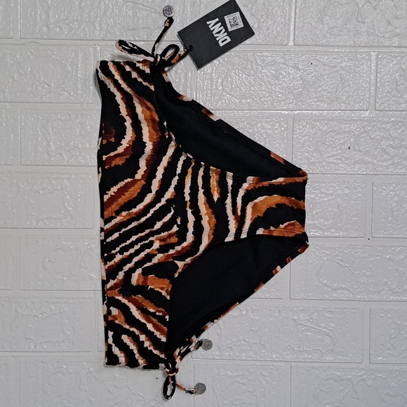 DKNY Printed Side Tie Bikini Bottom Swimsuit - Picture 6 of 12